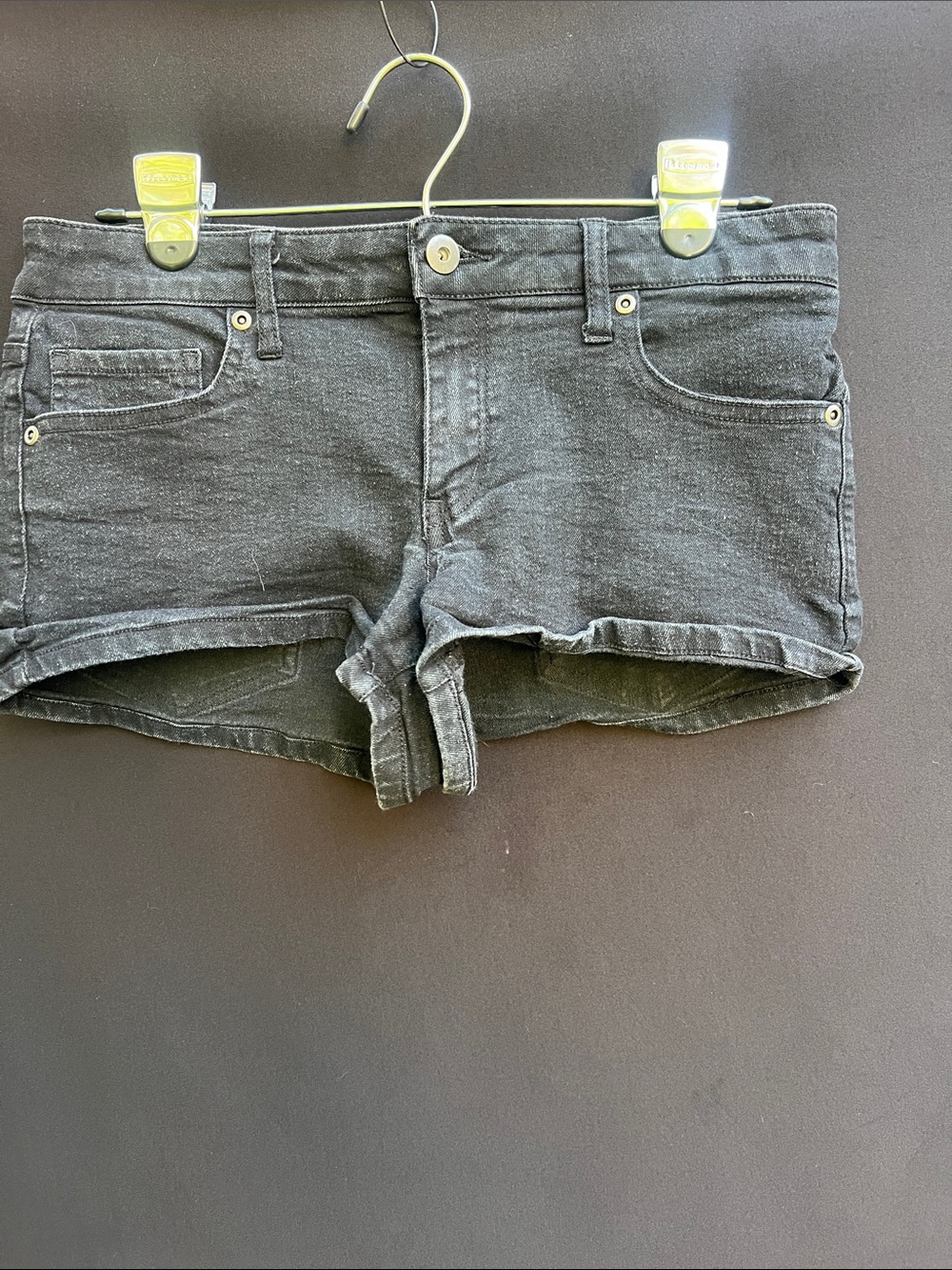 Black short shorts